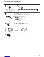 Предварительный просмотр 5 страницы Fujitsu ARTG24LM Operating Manual