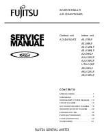 Fujitsu ARU12RLF Service Manual preview