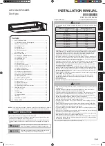 Preview for 1 page of Fujitsu ARXG-KLLAP Series Installation Manual