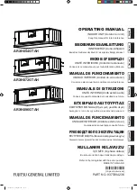 Fujitsu ARXH054GTAH Operating Manual preview