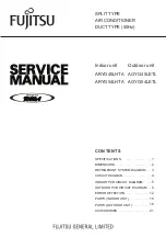 Preview for 1 page of Fujitsu ARYG45LHTA Service Manual