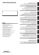 Fujitsu ASG1207U3MI-KM Operation Manual preview