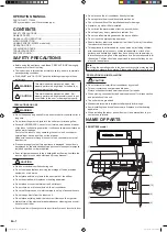 Preview for 2 page of Fujitsu ASHA004GTAH Operating Manual