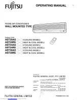 Preview for 1 page of Fujitsu AST20AS Operating Instructions Manual