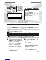 Preview for 2 page of Fujitsu ASTG07CMCA Operating Manual