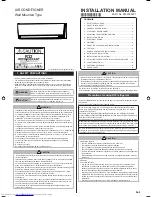 Preview for 1 page of Fujitsu ASTG12CMCB Installation Manual