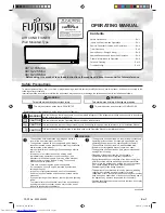 Fujitsu ASTG18KMCA Operating Manual preview