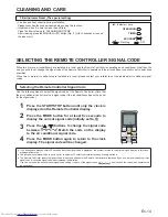 Предварительный просмотр 15 страницы Fujitsu ASTG24JF Operating Manual