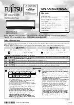 Preview for 1 page of Fujitsu ASTG30CMTA Operating Manual