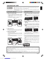 Fujitsu ASYA30LCC Cleaning And Care preview