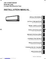 Preview for 1 page of Fujitsu ASYG14LECA Installation Manual