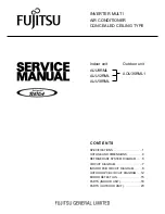 Fujitsu AUU12RML Service Manual предпросмотр