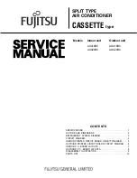 Fujitsu AUU18RC Service Manual preview