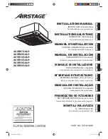 Preview for 1 page of Fujitsu AUXB07GALH Installation Manual