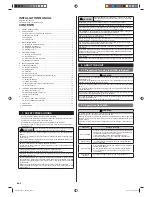 Preview for 2 page of Fujitsu AUXB07GALH Installation Manual