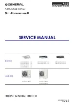 Preview for 1 page of Fujitsu AUXG18KVLA Service Manual