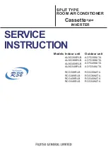 Fujitsu AUXG30KRLB Service Instruction preview