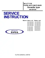 Preview for 1 page of Fujitsu AUXG30LRLB Service Instruction