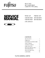 Preview for 1 page of Fujitsu AUXG45LRLB Service Manual