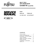 Preview for 1 page of Fujitsu AUY25FUAR Service Manual