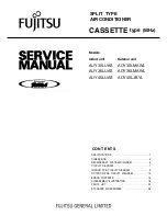 Fujitsu AUY30LUAS Service Manual preview