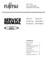 Fujitsu AUY45FUAS Service Manual preview