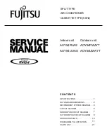 Fujitsu AUY54FUAS Service Manual preview