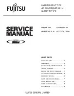 Fujitsu AUYG24LVLA Service Manual предпросмотр