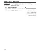 Предварительный просмотр 4 страницы Fujitsu AW 7TF Operating Manual