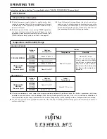 Preview for 16 page of Fujitsu AWT14RB Operating Manual