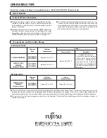 Preview for 20 page of Fujitsu AWT14UB Operating Manual