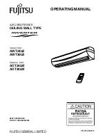 Preview for 1 page of Fujitsu AWT24LB Operating Manual