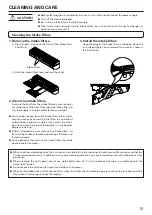 Preview for 13 page of Fujitsu AWT24PBA Operating Manual