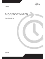 Preview for 1 page of Fujitsu B17-5 ECO Operating Manual