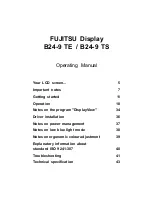 Предварительный просмотр 5 страницы Fujitsu B24-9 TE Operating Manual