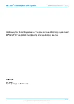 Предварительный просмотр 5 страницы Fujitsu BACnet UTY-VBGX Instruction Manual