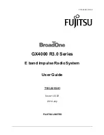 Fujitsu BroadOne GX4000 R3.0 Series User Manual предпросмотр