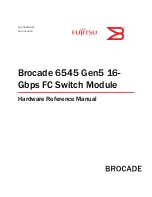 Fujitsu Brocade 6545 Gen5 Hardware Reference Manual preview