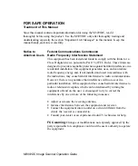 Предварительный просмотр 2 страницы Fujitsu C150-E140-03EN Operation Manual