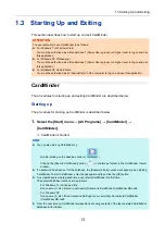 Предварительный просмотр 13 страницы Fujitsu CardMinder User Manual