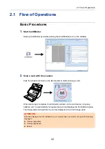 Предварительный просмотр 22 страницы Fujitsu CardMinder User Manual