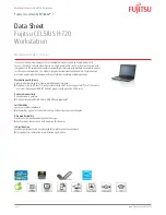 Fujitsu CELSIUS H720 Datasheet предпросмотр