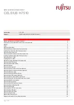 Fujitsu CELSIUS H7510 Manual preview