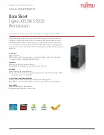 Fujitsu CELSIUS R920 Datasheet preview
