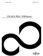 Fujitsu CELSIUS R920 Operating Manual preview