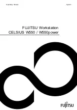 Fujitsu CELSIUS W550 Operating Manual preview