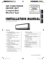 Preview for 1 page of Fujitsu Compact Wall Mounted Type Installation Manual