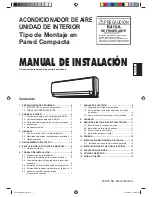 Preview for 33 page of Fujitsu Compact Wall Mounted Type Installation Manual