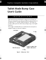 Предварительный просмотр 1 страницы Fujitsu Convertible Bump Case none User Manual