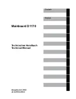 Preview for 5 page of Fujitsu D1170 Technical Manual